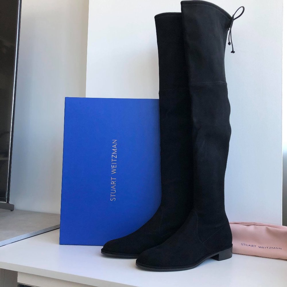Stuart Weitzman Lowland Over the Knee Leather Boot